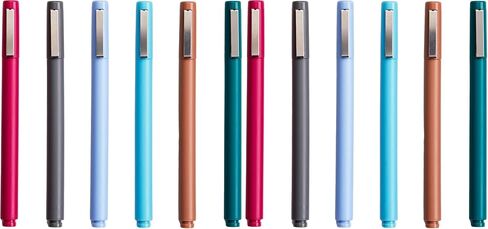Erin Condren Gem Tone Ultra Fine-Tip Markers 6-Pack, Ultra Fine-Tip Markers Including 6 Unique Ink Colors, Made for Writing, Color-Coding, and Detailed Notes in Saudi Arabia