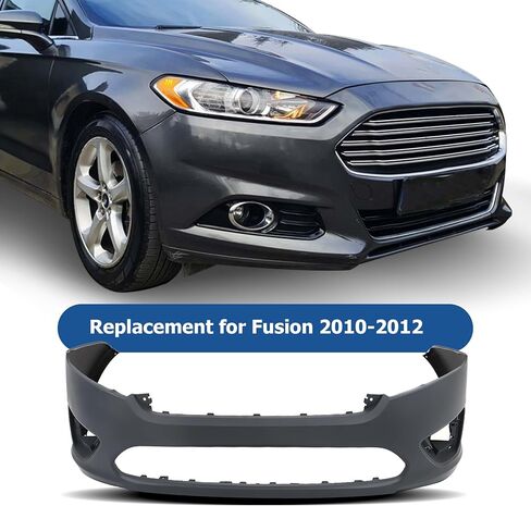 WFLNHB Plastic Front Bumper Cover Upper Primed Replacement for Fusion 2010-2012 FO1000650 AE5Z17D957BAPTM in Saudi Arabia