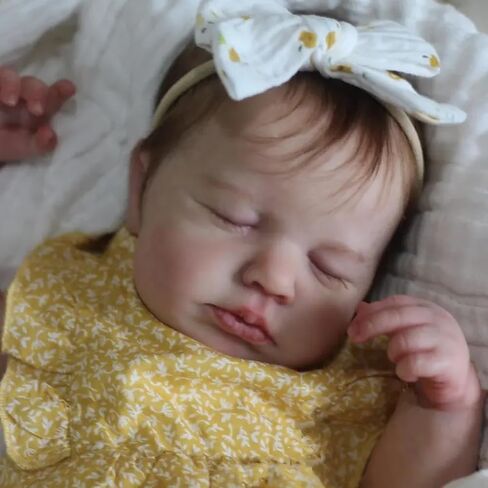 Anano Lifelike Reborn Baby Dolls Silicone Full Body Girls 20 Inch Squishy Silicone Babies That Looks Like Real Newborn Reborn Toddler Dolls Anatomically Correct Realistic Infant for Kids 3+ in Saudi Arabia
