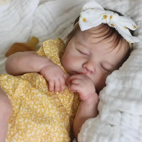 Anano Lifelike Reborn Baby Dolls Silicone Full Body Girls 20 Inch Squishy Silicone Babies That Looks Like Real Newborn Reborn Toddler Dolls Anatomically Correct Realistic Infant for Kids 3+ in Saudi Arabia