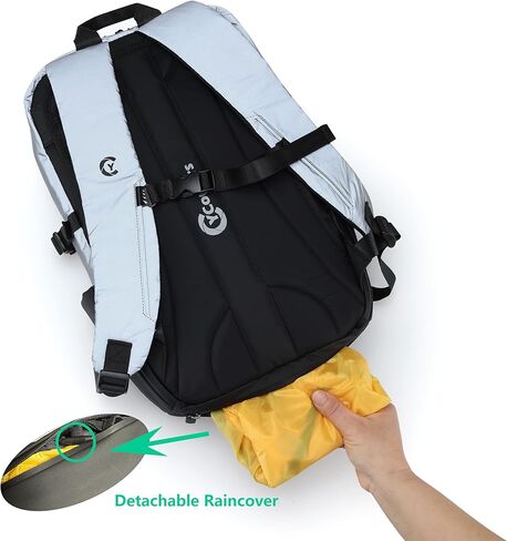 Reflect 360 safety Highly Reflective Water Resistant Backpack/Rucksack,20L with laptop compartment Great for Travel, Commuting,Sports,Cycling in Saudi Arabia