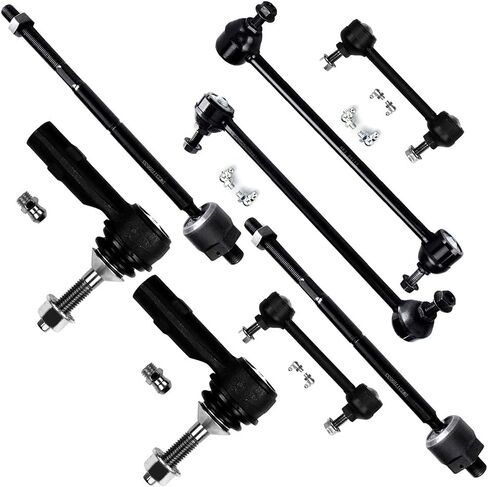 SCITOO 8-PC SET Suspension Kit - Fit For Ford Five Hundred For Ford Taurus For Ford Taurus X For Mercury Montego For Mercury Sable Front & Rear Sway Bar End Link Inner & Outer Tie Rod End in Saudi Arabia