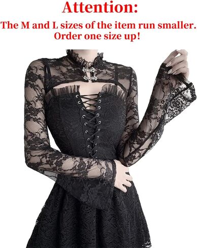 Punk Shrug for Women or Teen Girls Gothic Shawl Goth Crop Top in Kuwait