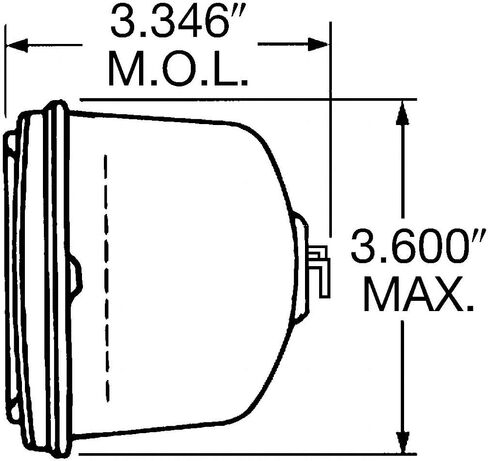 صندوق لمبة إضاءة قياسي متعدد الأغراض من Wagner Lighting H9421 مكون من قطعة واحدة in Saudi Arabia