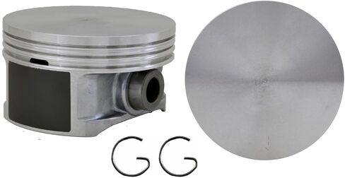مجموعة من 8 مكابس مسطحة علوية مفرطة النشاط لـ 04-05 GM 5.7L/346 | الحجم القياسي | 99.00 ملم قطر التجويف in Saudi Arabia