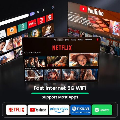 Roinvou 8 Cores 4+64G Android Car Radio for Jeep Grand Cherokee 2004-2007 (LHD), 10.1" Touch Screen Carplay Android Auto with 32EQ Bluetooth WiFi GPS Navigation Mirror Link Backup Camera in Saudi Arabia