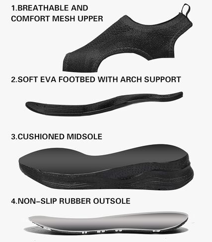 Women Walking Sandals Arch Support Orthotic Comfortable Plantar Fasciitis Non-slip Casual Open Toe Sport Sandals for Athletic Summer Beach in Saudi Arabia