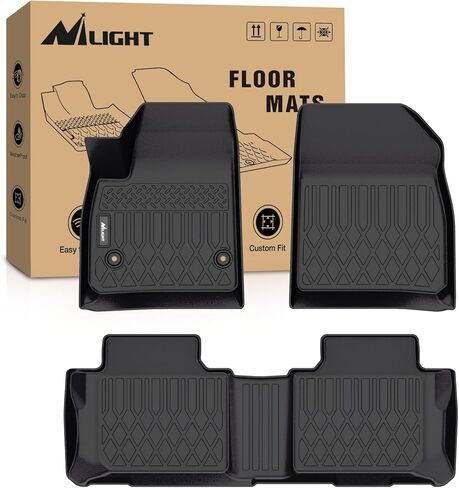 Nilight TPE Floor Mats for 2021 2022 2023 2024 Chevrolet Tahoe/GMC Yukon/Cadillac Escalade with Bench Seating,All Weather Custom Fit Heavy Duty Floor Liners in Saudi Arabia