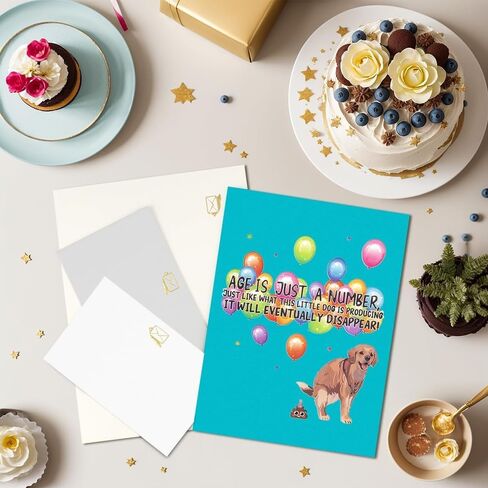 8×6" 3D Pop Up Greeting Card Dog Happy Birthday Pop-Up Birthday Card for Dog Lover in Saudi Arabia