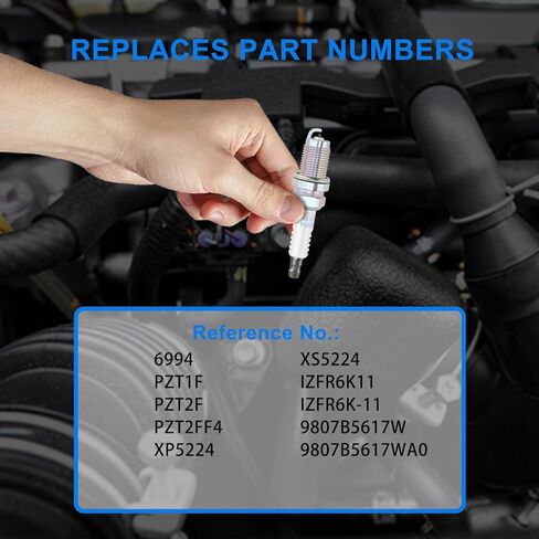 9029 Automotive Replacement Spark Plugs Nickel Pack of 4 for Nissan for Altima 2007-2013 for Rogue 2008-2013 for Rogue Select 2014-2015 for Sentra 2007-2019 Replaces 22401-JA01B in Kuwait