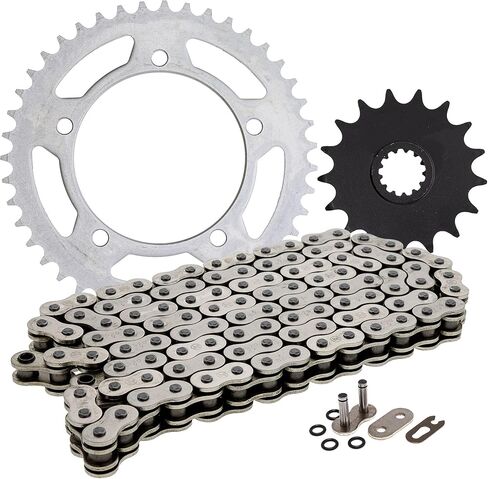 NICHE Drive Sprocket Chain Combo for Suzuki GSXR750 Front 17 Rear 42 Tooth 520V-X X-Ring 110 Links in Saudi Arabia