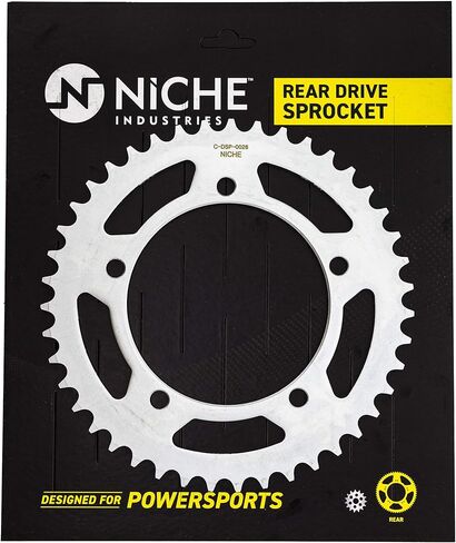 NICHE Drive Sprocket Chain Combo for Suzuki GSXR750 Front 17 Rear 42 Tooth 520V-X X-Ring 110 Links in Saudi Arabia