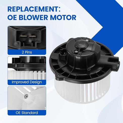 HVAC Blower Motor 75847 Compatible with 2002-2006 Acura MDX、2003-2008 Honda Pilot,Heater Blower AC Fan for 75847,272500-0413;668-DHB001,79310S2K003 A/C Blower Motor in Kuwait