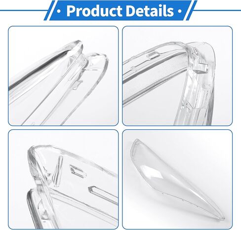 ACROPIX Headlight Lens Cover Headlight Headlamp Lense Clear Lens Cover for Hyundai Elantra 2011-2016 Clear PC 1 Pcs Front Left Car in Saudi Arabia