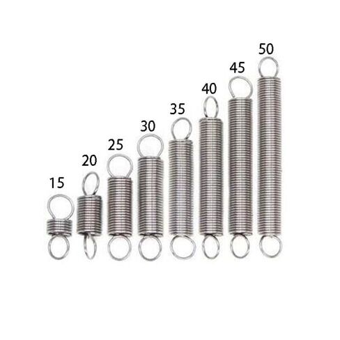 Premium Stainless Steel Extension Tension Springs - Versatile Wire Diameter 0.3mm to 0.5mm(0.5x4x80mmx5pcs) in Saudi Arabia