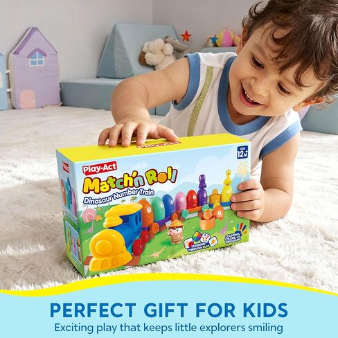 لعبة تعليمية للأطفال الصغار من عمر 1 إلى 2 3 سنوات، العد والمطابقة والفرز قطار المزرعة التعليمي مونتيسوري بما في ذلك 9 حيوانات المزرعة و1 مزارع، هدية عيد ميلاد للأطفال الأولاد والبنات in Kuwait