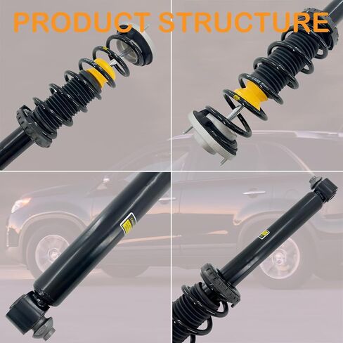 مجموعة دعامات ممتص الصدمات الخلفية مع VDC لسيارات BMW F06 F10 F11 F12 F13 F18 2WD xDrive، لسيارات BMW 528i 535i 550i 2011-2016، لسيارات BMW 640i 650i 2013-2019 33526784015 33526784019 يسار & صحيح in Kuwait