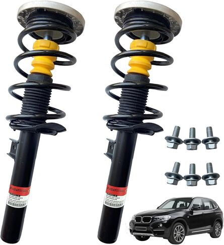 مجموعة دعامات ممتص الصدمات الخلفية مع VDC لسيارات BMW F06 F10 F11 F12 F13 F18 2WD xDrive، لسيارات BMW 528i 535i 550i 2011-2016، لسيارات BMW 640i 650i 2013-2019 33526784015 33526784019 يسار & صحيح in Kuwait