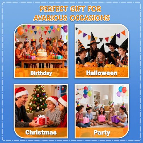 25 Designs Paper Airplane Kit for Kids Ages 6-12, Paper Airplane Book, 75 Sheets Colorful Origami Paper with Gift Ready Box, Creative Gifts for Boys & Girls in Saudi Arabia