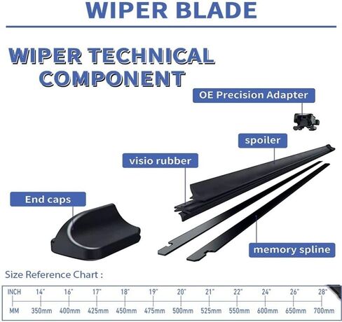 Front Wiper Blade Brushes Compatible with BMW 3 Series G20 G21 2019 2020 2021 2022 2023 Accessories Windshield 318d 320i 320d 340i 330i 330e (Color : RHD, Size : Sedan G20) in Saudi Arabia