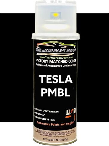 Auto Paint Depot Touch Up Paint for Tesla All Models-OBSIDIAN BLACK PMBL (All Years, All Models) Aerosol Spray with Clear Coat in Saudi Arabia