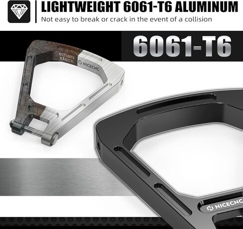 NICECNC Rear Linkage Reinforced Shock-Absorbing Triangle Bracket Compatible with Surron Light bee X/S/L1E Compatible with Segway X160/X260 See Fitment in Saudi Arabia