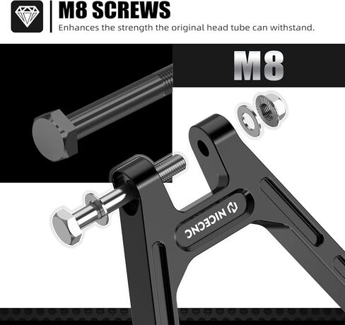 NICECNC Rear Linkage Reinforced Shock-Absorbing Triangle Bracket Compatible with Surron Light bee X/S/L1E Compatible with Segway X160/X260 See Fitment in Saudi Arabia