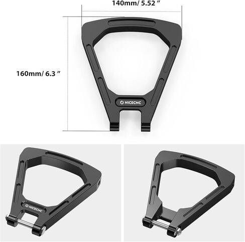NICECNC Rear Linkage Reinforced Shock-Absorbing Triangle Bracket Compatible with Surron Light bee X/S/L1E Compatible with Segway X160/X260 See Fitment in Saudi Arabia