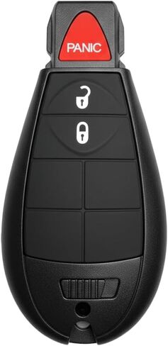 2 قطعة مفتاح السيارة فوب دخول بدون مفتاح عن بعد 433 ميجا هرتز GQ4-53T / 56046953 لسيارة جيب شيروكي 2014-2019 | 3 أزرار مع مفتاح الباب in Saudi Arabia