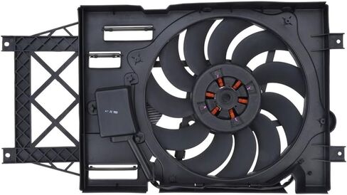 Engine Cooling Fan Assembly 1PC Replaces 1C0959455F for Volkswagen Beetle 2.0L 2008-2010, for Volkswagen Beetle 2.5L 2008-2010 in Saudi Arabia