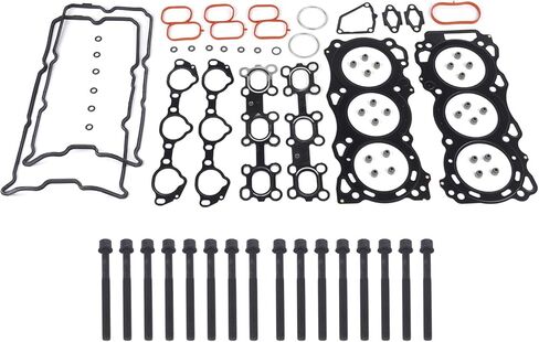 GELUOXI HSHB3042 Head Gasket Set with Head Bolts Kit Replacement for Nissan Frontier/Pathfinder/Xterra/NV 1500/2500/3500 Suzuki Equator 4.0L V6 VQ40DE 2005-2020 HS26370PT ES72900 in Saudi Arabia