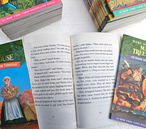 مكتبة بيت الشجرة السحرية 28 سلسلة مجموعة غلاف ورقي بيت الشجرة السحري 1-28 مجموعة كاملة مع صندوق مواد التعليم في مرحلة الطفولة المبكرة in Kuwait