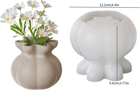 Wehous Unique Bowl Resin Molds, 3D Candle Holder Container Resin Concrete Silicone Molds, Jewelry Holder Trinket Storage Tray Plate Candy Holder Plant Pot Mold for Casting Clay Craft Ornament in Saudi Arabia