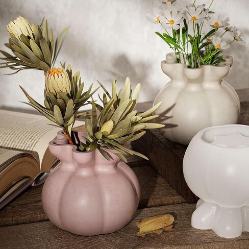 Wehous Unique Bowl Resin Molds, 3D Candle Holder Container Resin Concrete Silicone Molds, Jewelry Holder Trinket Storage Tray Plate Candy Holder Plant Pot Mold for Casting Clay Craft Ornament in Saudi Arabia