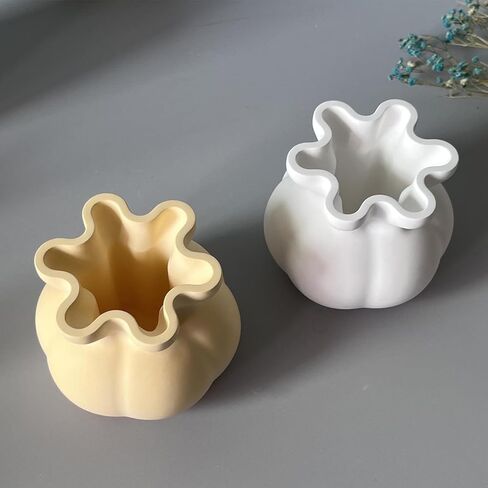 Wehous Unique Bowl Resin Molds, 3D Candle Holder Container Resin Concrete Silicone Molds, Jewelry Holder Trinket Storage Tray Plate Candy Holder Plant Pot Mold for Casting Clay Craft Ornament in Saudi Arabia
