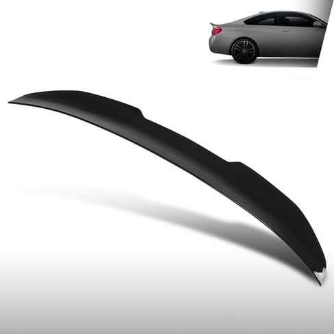 G-PLUS Rear Trunk Spoiler Wing Compatible with BMW 4-Series F32 2 Door Coupe 428i 435i 440i 2012 2013 2014 2015 2016 2017 2018 2019 2020 Rear Spoiler Wing Glossy Black in Saudi Arabia