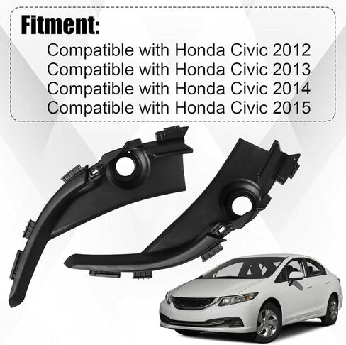 COOL STAR 2PCS Windshield Wiper Cowl Cover Extension Trim Left and Right Compatible with Honda Civic 2012-2015 Replaces 74220-TR0-A00 74210-TR0-A00 Windshield Cowl Wiper Cover Panel Trim in Saudi Arabia