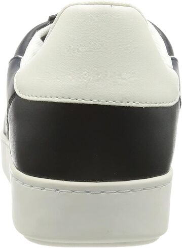 A|X Armani Exchange Men's Lace Up Logo Sneaker, Optical White + Black, 11 in Kuwait
