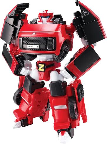 TOBOT، TOBOT Z، Youngtoys تحويل المركبات القابلة للتحصيل إلى روبوت، ألعاب شخصيات الرسوم المتحركة الأبطال للأطفال من سن 3 سنوات فما فوق، سيارات تحويل، حجم كبير 8 بوصة in Kuwait