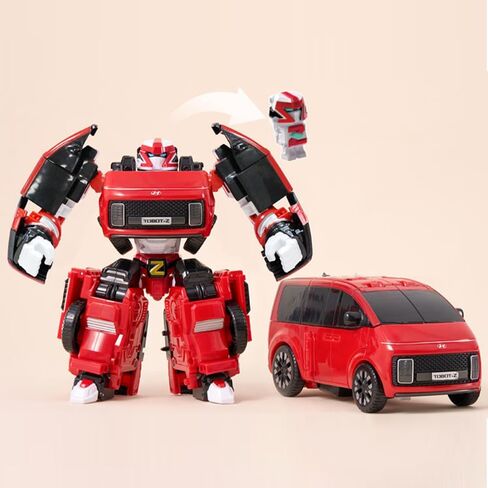 TOBOT، TOBOT Z، Youngtoys تحويل المركبات القابلة للتحصيل إلى روبوت، ألعاب شخصيات الرسوم المتحركة الأبطال للأطفال من سن 3 سنوات فما فوق، سيارات تحويل، حجم كبير 8 بوصة in Kuwait