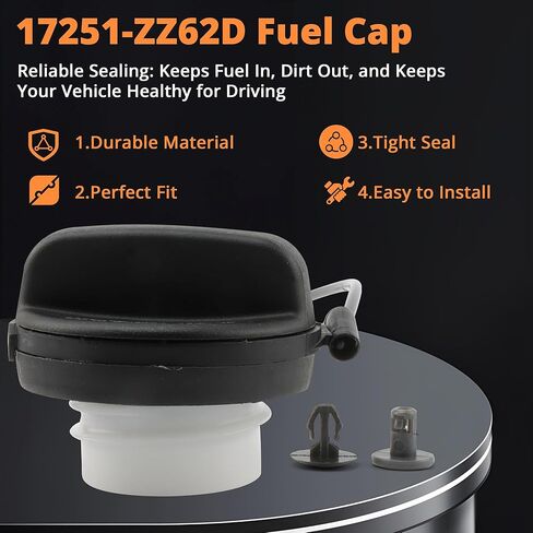 17251-3JA0A استبدال غطاء خزان الوقود بغطاء الغاز لـ 2011-2021 Nissan Titan، لـ 2011-2015 Xterra، لـ 2011-2013 Armada، لـ 2012-2020 NV1500 NV2500، يستبدل # 17251-ZZ62B 17251-ZZ62D in Kuwait