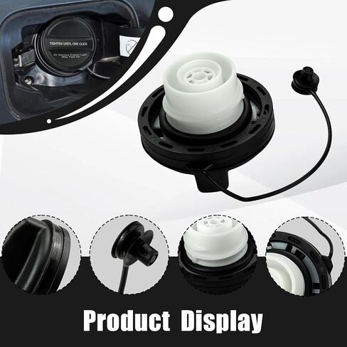 77300-06040 Fuel Cap, Gas Cap Replacement for 2004-2015 Camry Corolla 4Runner RAV4 Highlander Tundra Tacoma Land Cruiser Sequoia Vios, 2005-2015 Lexus ES350 GS350 GS460 GX460 LX470 in Saudi Arabia