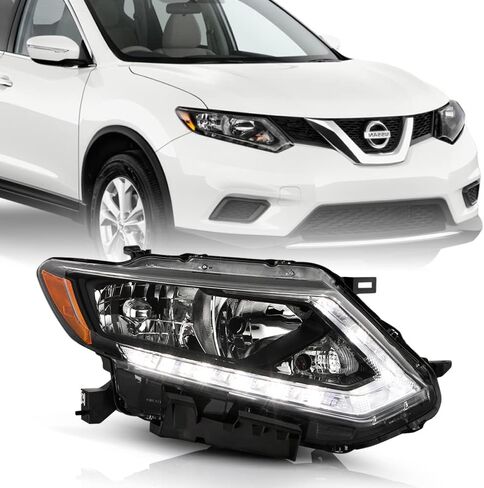 ACANII - For [Halogen Model Only] 2014 2015 2016 Nissan Rogue Factory OE Style Headlight Headlamp Right Passenger Side in Saudi Arabia