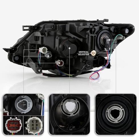 ACANII - For [Halogen Model Only] 2014 2015 2016 Nissan Rogue Factory OE Style Headlight Headlamp Right Passenger Side in Saudi Arabia