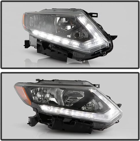 ACANII - For [Halogen Model Only] 2014 2015 2016 Nissan Rogue Factory OE Style Headlight Headlamp Right Passenger Side in Saudi Arabia