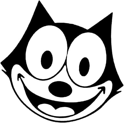 Felix The CAT Bumper Sticker Tool Box Sticker in Saudi Arabia