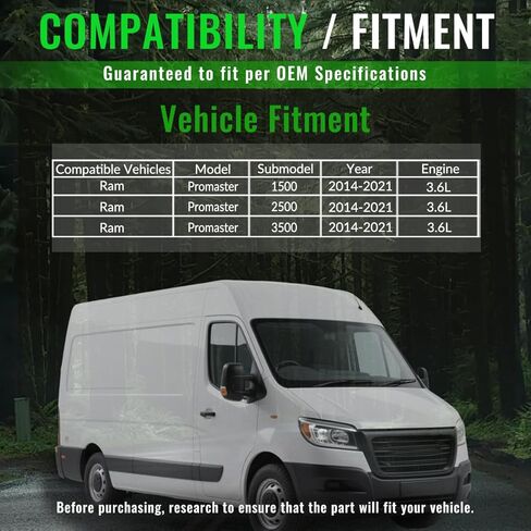 Left Right Catalytic Converter Compatible with Dodge Ram Promaster 1500 2500 3500 2014-2021 3.6L V6(OEM/OBD-Ⅱ Replacement Catalytic Convertor) in Kuwait