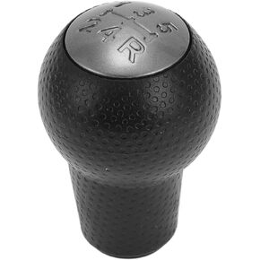 5 Speed Manual Gear Shift Knob, Front Automotive Gearbox Stick Shifter Lever Knob for Honda Fit 2002-2008 Plastic Black Titanium Tone, 1 Pc in Saudi Arabia