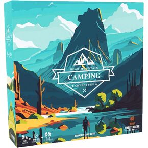 Bear Mountain Camping Adventure Board Game | Family Game for Young Camping Fans and Adults | Easy to Learn | Ages 10+ | for 1-4 Players | Perfect for Outdoor Enthusiasts in Saudi Arabia