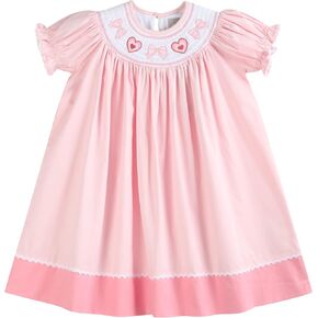 Baby and Girls Smocked Bishop Dress in Saudi Arabia